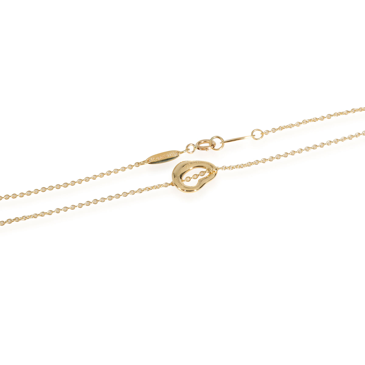 Tiffany & Co. Elsa Peretti Heart Necklace in 18k Yellow Gold