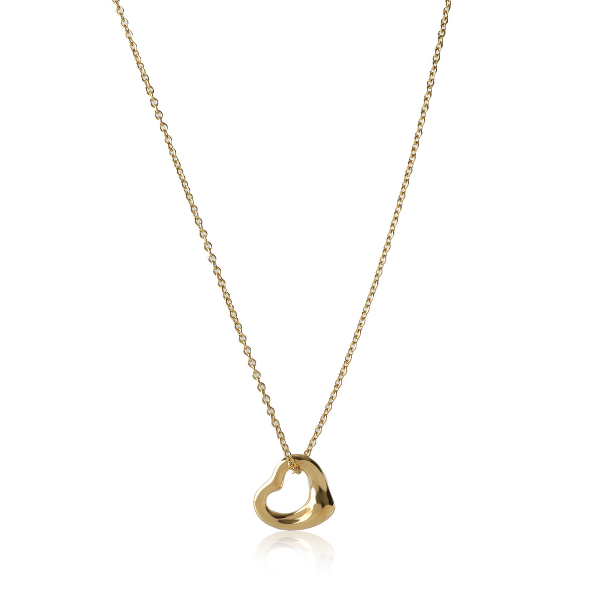 Tiffany & Co. Elsa Peretti Heart Necklace in 18k Yellow Gold