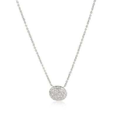Tiffany & Co. Pave Diamond Pendant in 18K White Gold 0.5 CTW