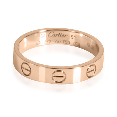 Cartier Love Wedding Band in 18K Rose Gold