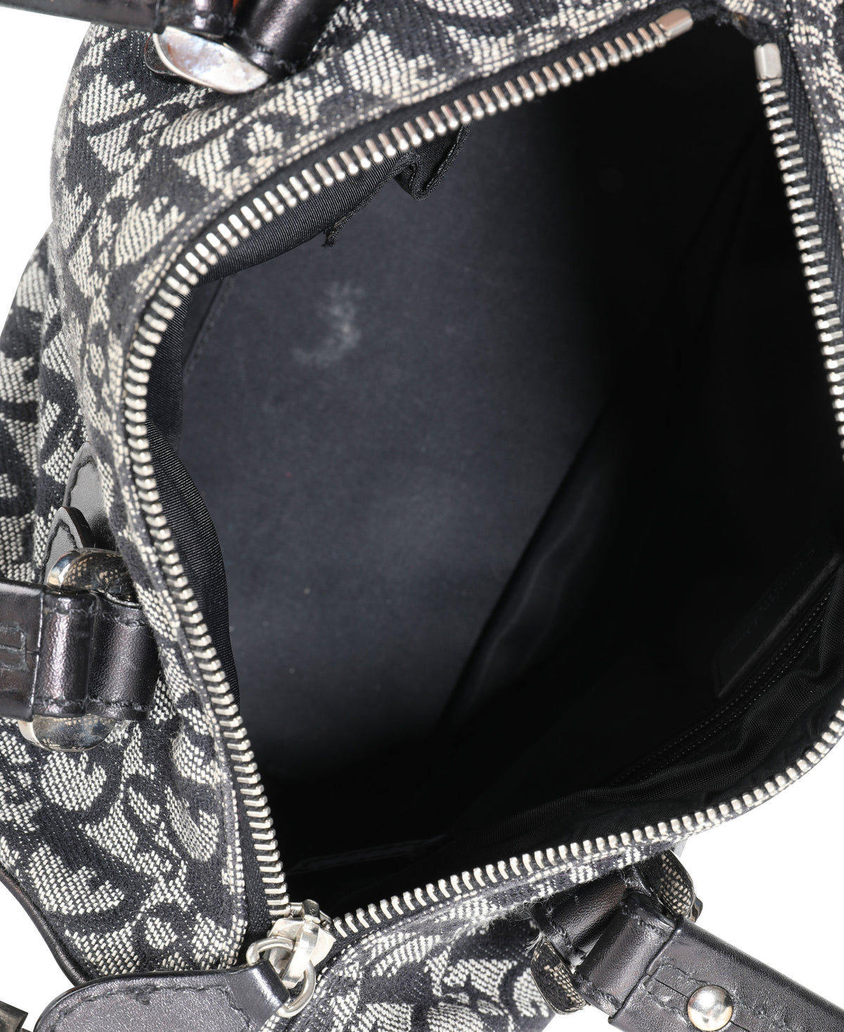Christian Dior Vintage Black Diorissimo Canvas Small Boston Bag – myGemma
