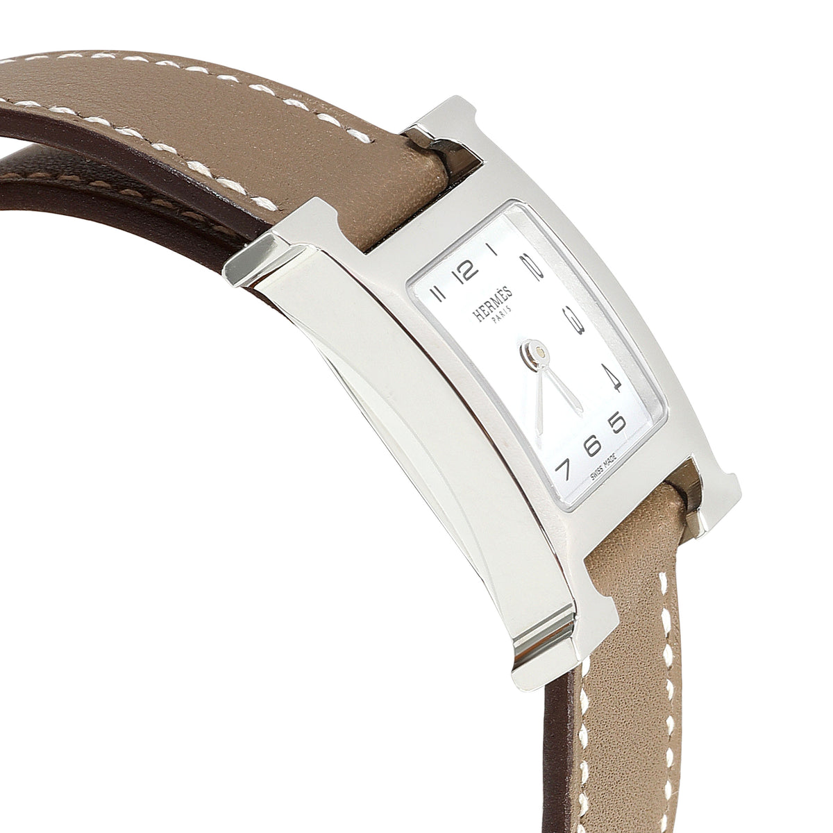 Hermès Heure H HH1.210 Womens Watch in  Stainless Steel