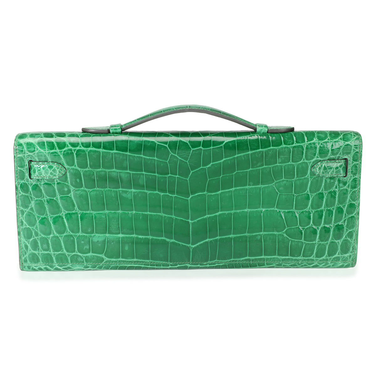 Hermès Cactus Shiny Niloticus Crocodile Kelly Cut GHW