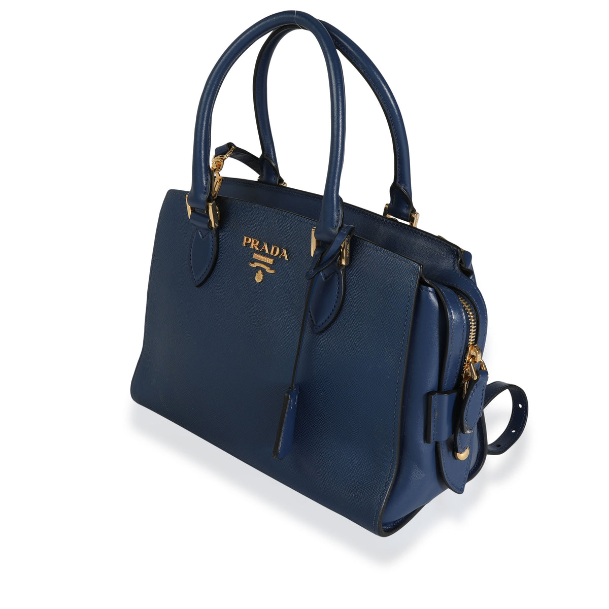 Bluette Saffiano Leather Work Bag