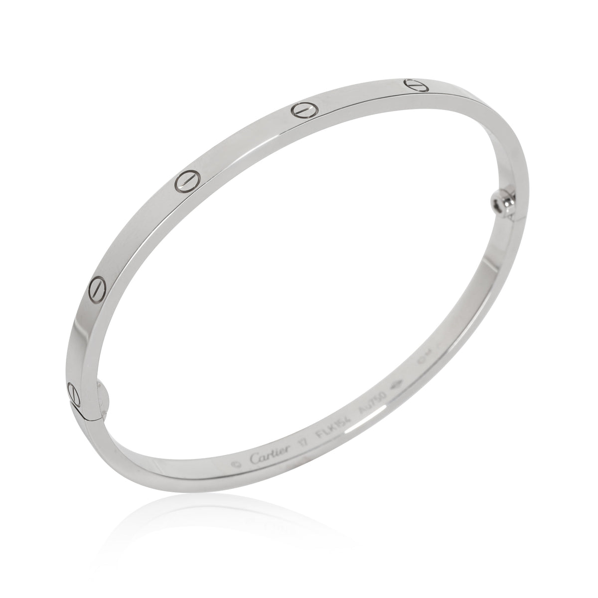 Cartier Love Bracelet in 18k White Gold Small Model