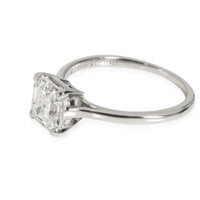 Tiffany & Co. Asscher Engagement Ring in Platinum F VS1 1.57 CTW