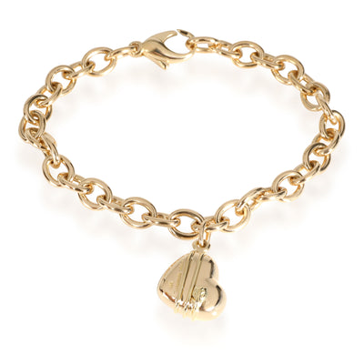 Tiffany & Co. Cupid Heart Charm Bracelet in 18k Yellow Gold