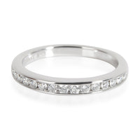 Tiffany & Co. Diamond Channel Set 2.5 mm Wedding Band in Platinum 0.24 Ctw