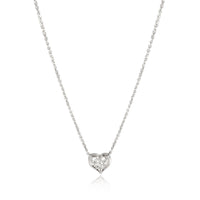 Tiffany & Co. Diamond Heart Pendant in Platinum 0.17 CTW