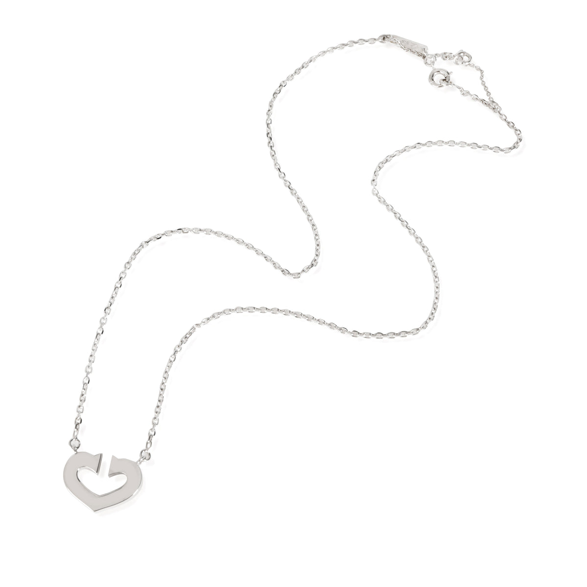 Cartier C De Cartier Pendant in18K White Gold