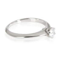 Tiffany & Co. Diamond Solitaire Ring in  Platinum G VS1 0.23 CTW