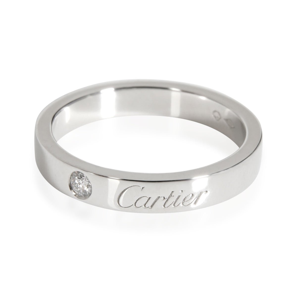 Cartier C De Cartier Diamond Band in Platinum 0.03 CTW