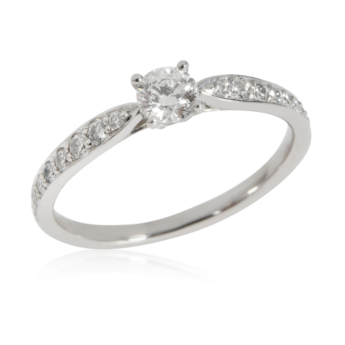 Tiffany & Co. Harmony Diamond Engagement Ring in Platinum F VS2 0.22 CT