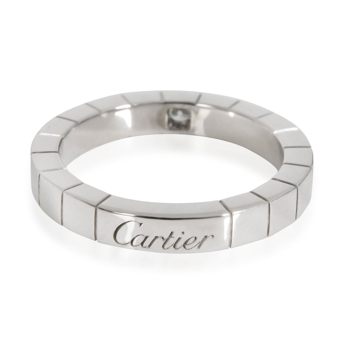 Cartier Lanières Diamond Band in 18k White Gold 0.06 CTW