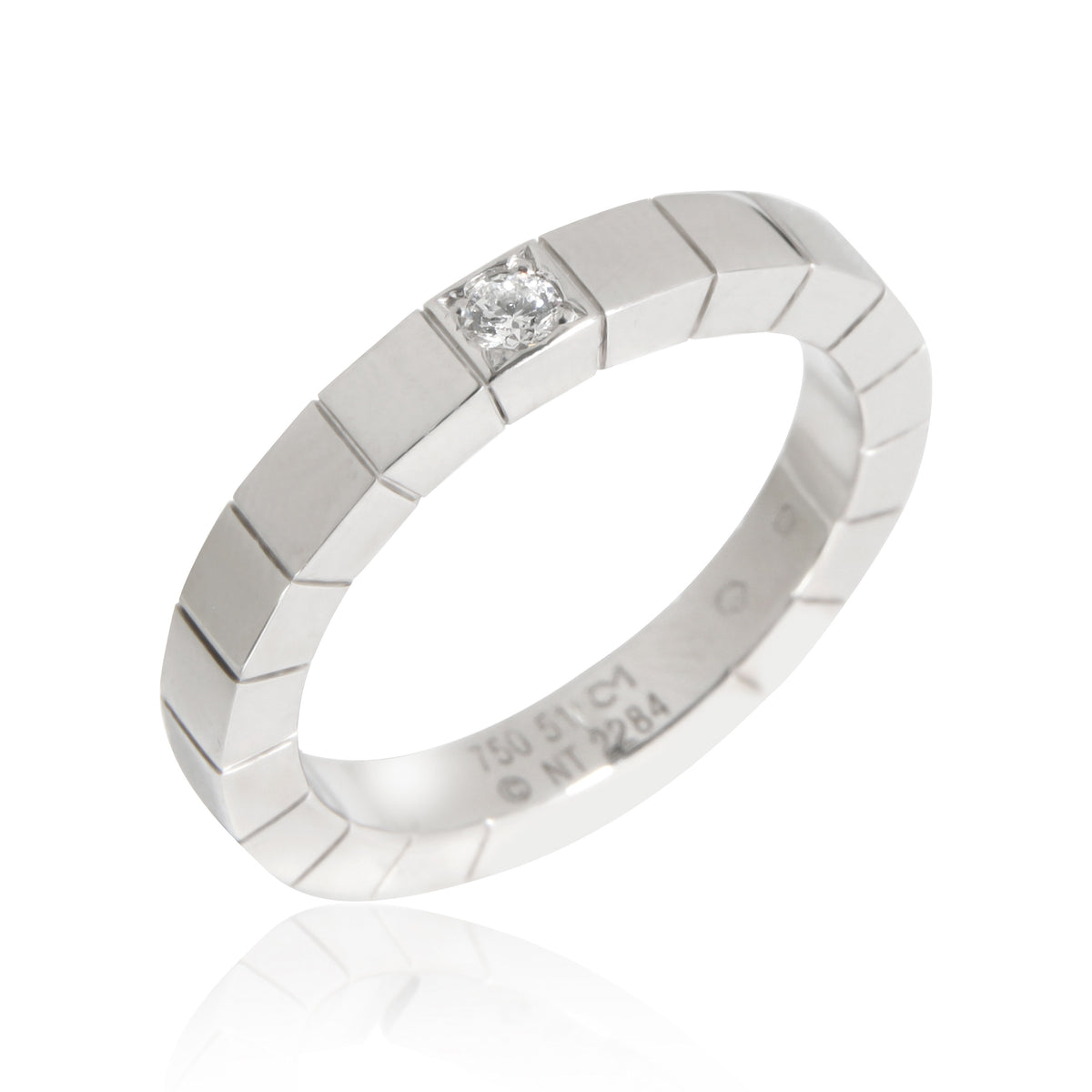 Cartier Lanières Diamond Band in 18k White Gold 0.06 CTW