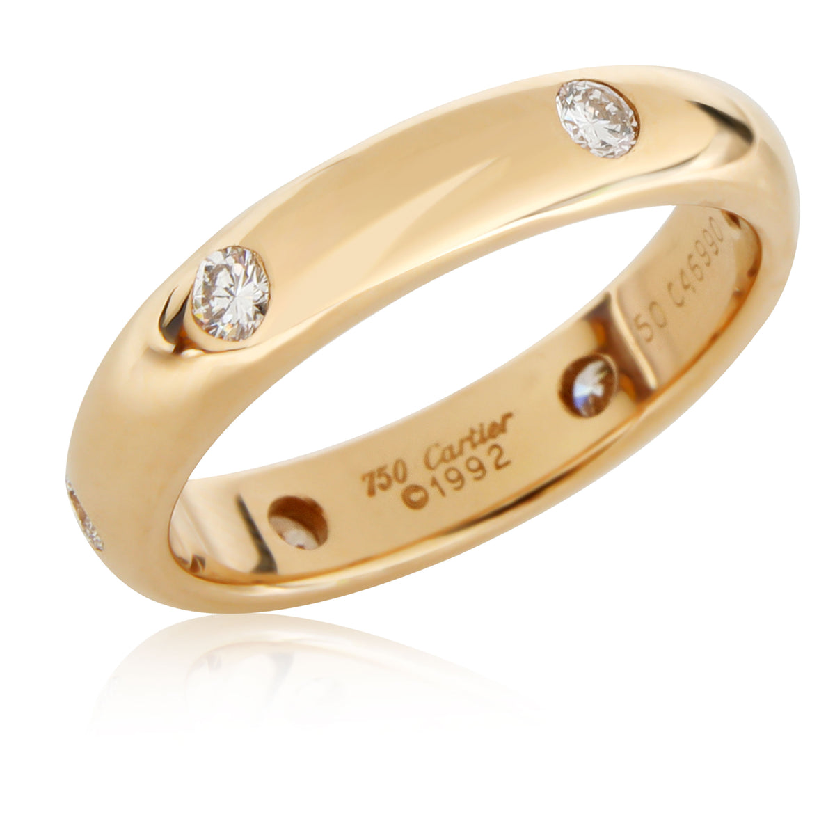 Louis Vuitton Large Empreinte Ring in 18k White Gold, myGemma, QA