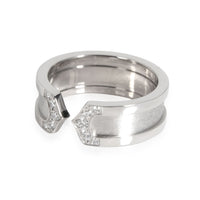 Cartier C de Cartier Band in 18k White Gold 0.10 CTW