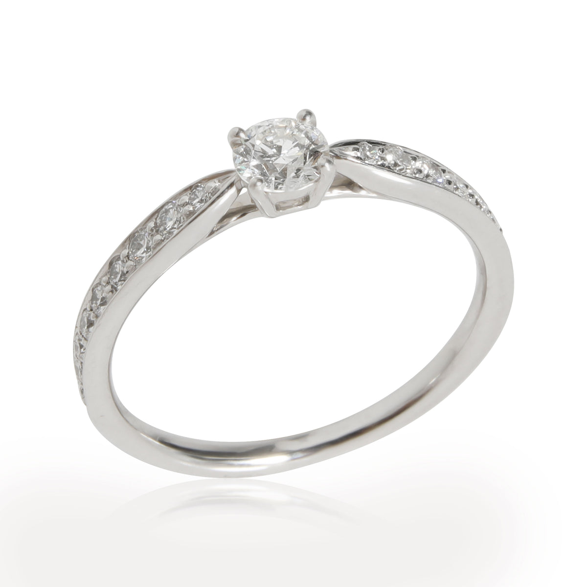 Tiffany & Co. Harmony Diamond Engagement Ring in Platinum E VS1 0.41 CT