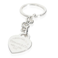 Tiffany & Co. Return to Tiffany Heart Tag Key Ring in Sterling Silver