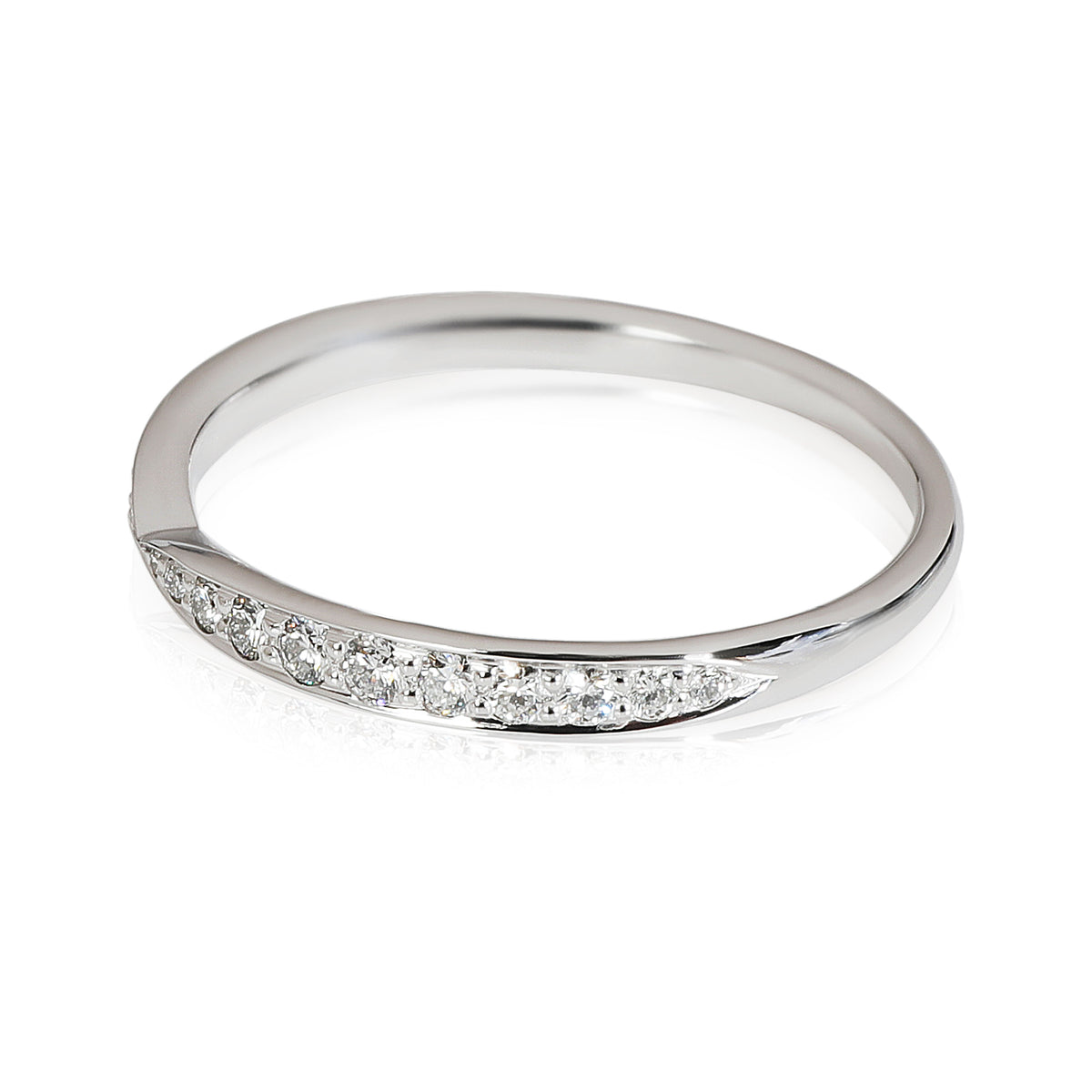 Tiffany & Co. Harmony Diamond Wedding Band in Platinum 0.23 CTW