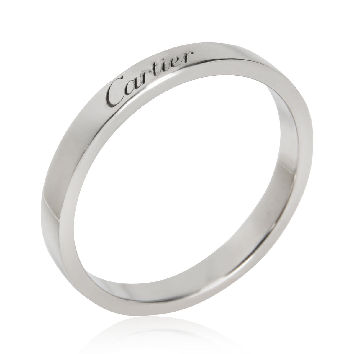 Cartier C De Cartier 3 mm Band in Platinum