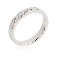 Cartier C De Cartier Diamond Ring in  Platinum 0.07 CTW