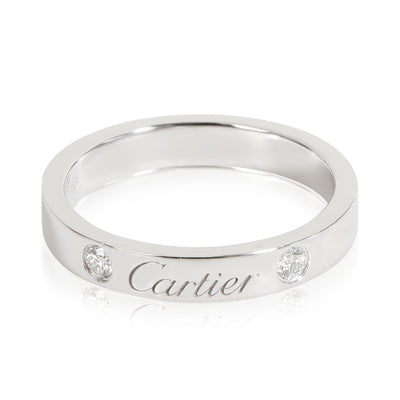 Cartier C De Cartier Diamond Ring in  Platinum 0.07 CTW