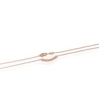 14K Rose Gold My Story Diamond Small Smile Pendant, .21 Ctw.