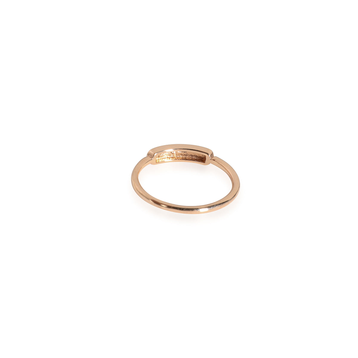 14K Rose Gold My Story Bossbabe ID Ring 0.01 Ct.