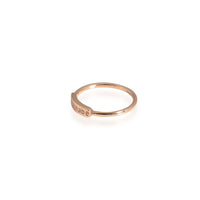 14K Rose Gold My Story Bossbabe ID Ring 0.01 Ct.