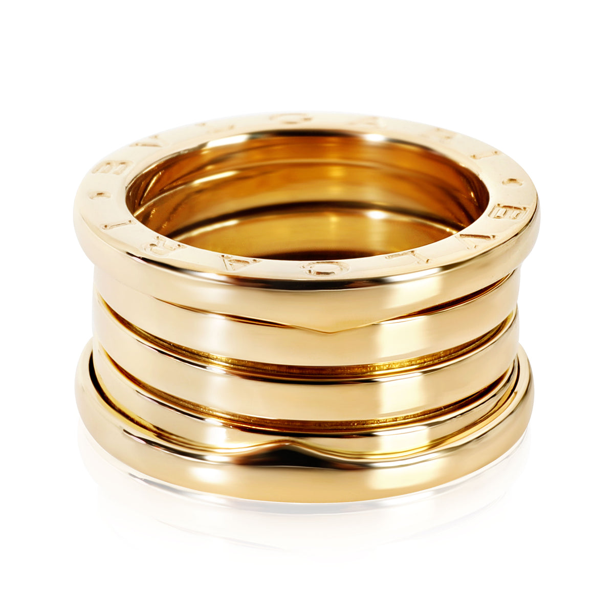 Bulgari B.zero1 Four Band Ring in 18K Yellow Gold