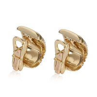 Bulgari Parentesi Diamond Earrings in 18K Yellow Gold 1.1 CTW