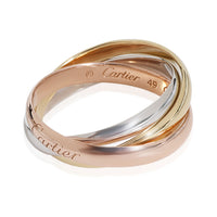 Cartier Trinity 2.7 mm Wide Band in 18K 3 Tone Gold