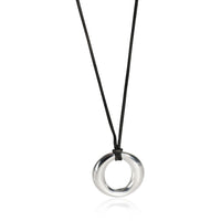 Tiffany & Co. Sevillana Pendant on Silk Cord in Sterling Silver