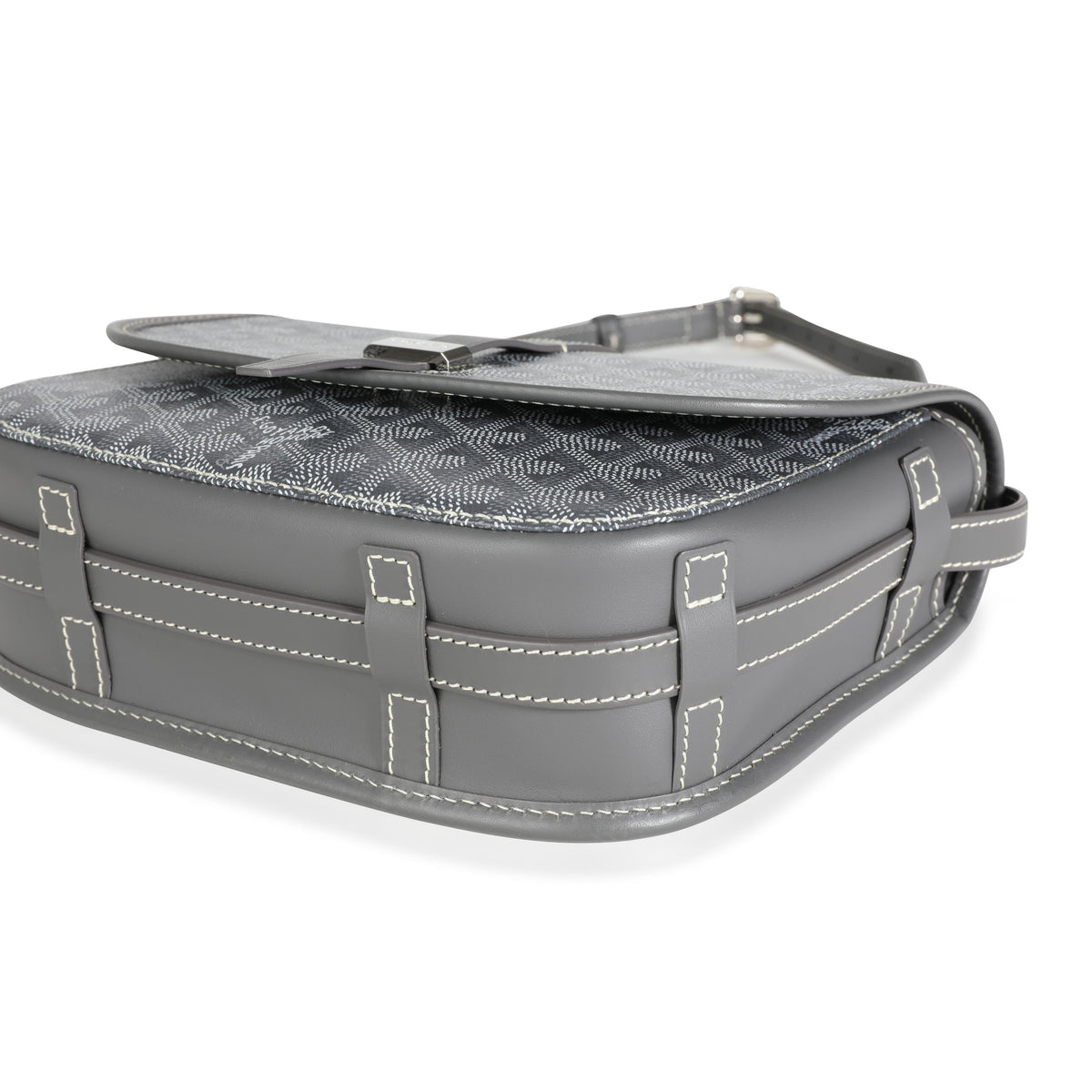 Goyard Goyardine Belvedere II Grey PM Messenger Bag – Crepslocker
