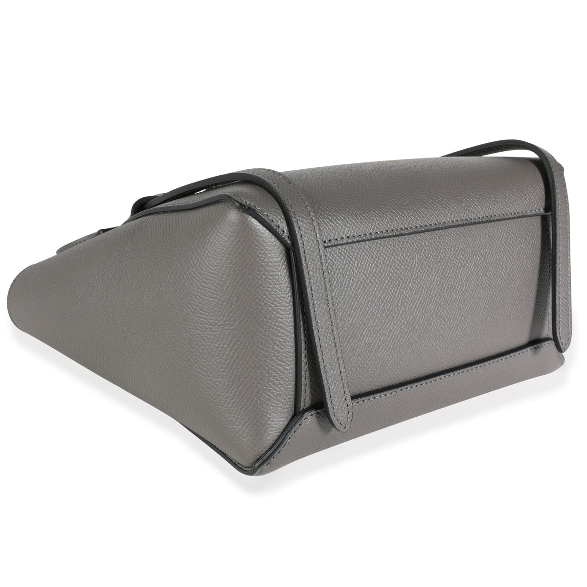 CELINE Grained Calfskin Nano Belt Bag Grey 285767