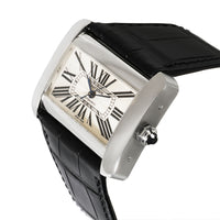 Cartier Tank Divan W6300755 Unisex Watch in  Stainless Steel