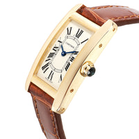 Cartier Tank Americaine W2601556 Womens Watch in 18kt Yellow Gold