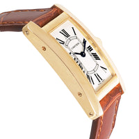 Cartier Tank Americaine W2601556 Womens Watch in 18kt Yellow Gold