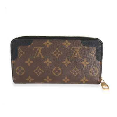 Louis Vuitton Monogram Canvas & Black Leather Zippy Retiro Wallet