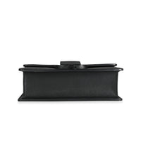 Dior Black Ultramatte Grained Calfskin 30 Montaigne Flap Bag