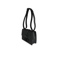 Dior Black Ultramatte Grained Calfskin 30 Montaigne Flap Bag