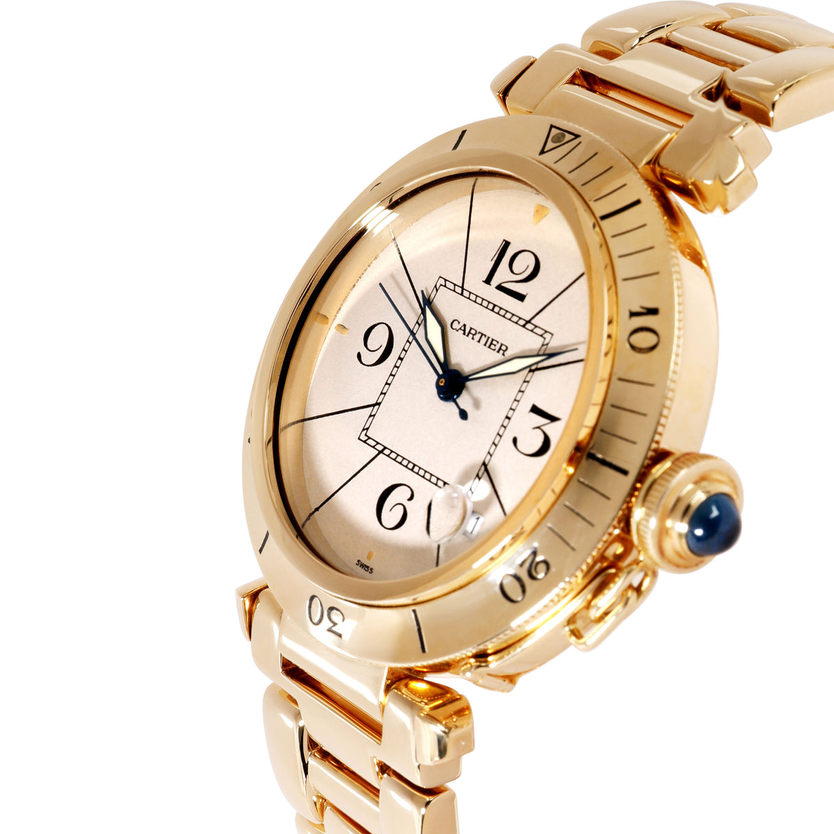 Cartier Pasha 1988 Mens Watch in 18kt Yellow Gold