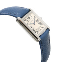 Cartier Tank Solo WSTA0030 Womens Watch in  Stainless Steel