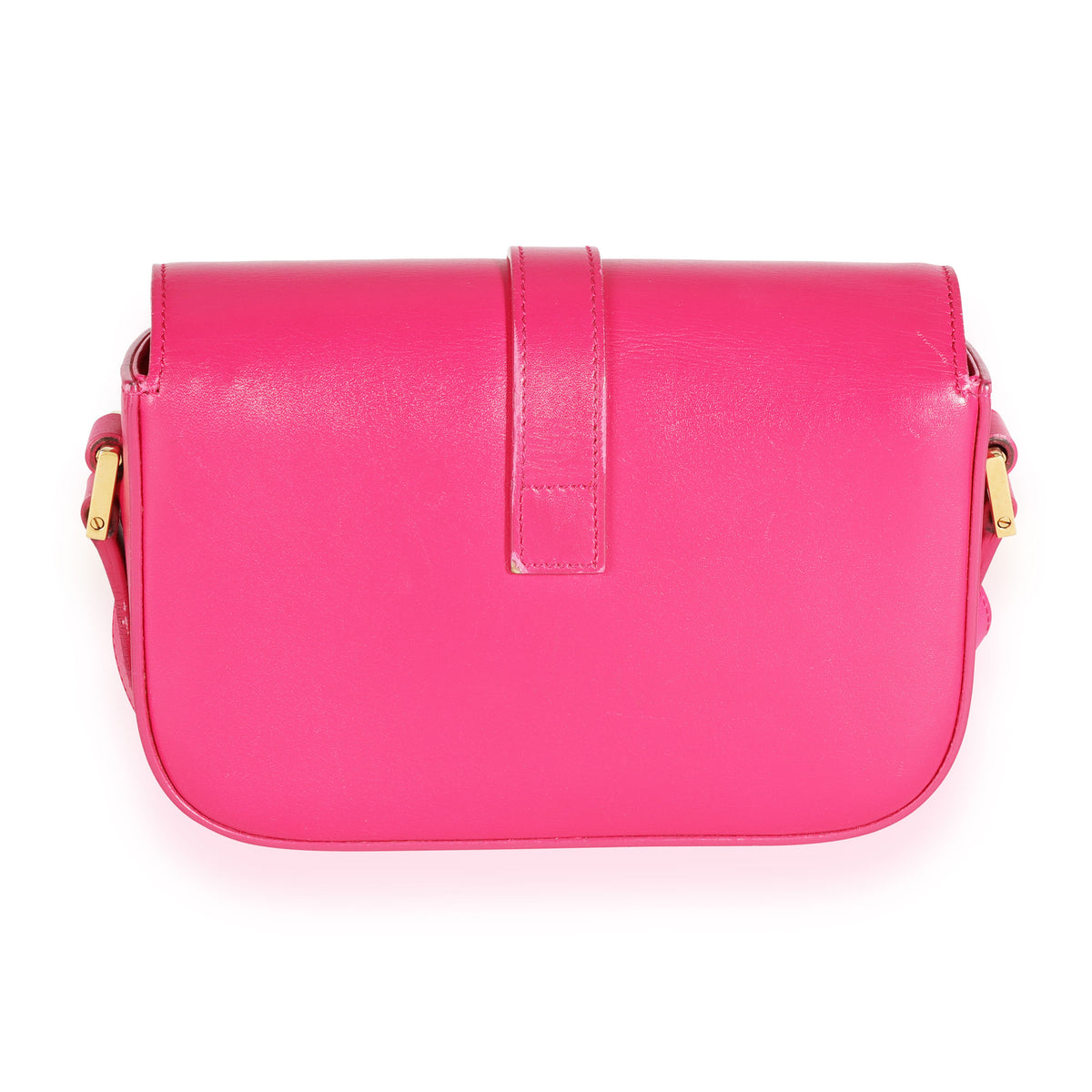 Saint Laurent Hot Pink Smooth Calfskin Small Monogram Université Bag