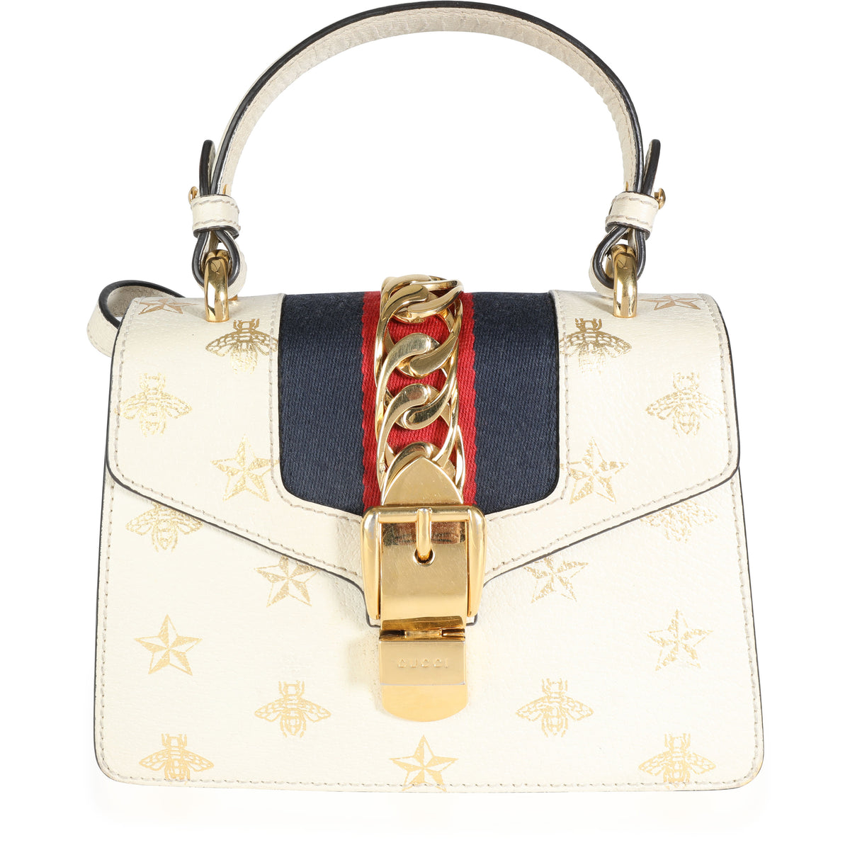 Gucci Sylvie Bee Star Small Shoulder Bag - Farfetch