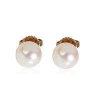 Tiffany & Co. Pearl Stud Earring in 18k Yellow Gold