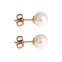 Tiffany & Co. Pearl Stud Earring in 18k Yellow Gold