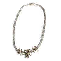 John Hardy Dot Ayu Jasmine Flower Necklace in 18K Yellow Gold/Sterling Silver