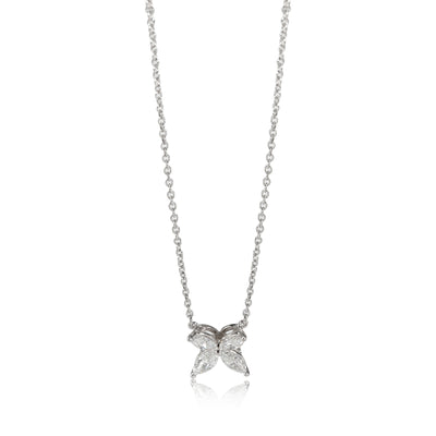 Tiffany & Co. Victoria Small Diamond Pendant in Platinum 0.32 CTW